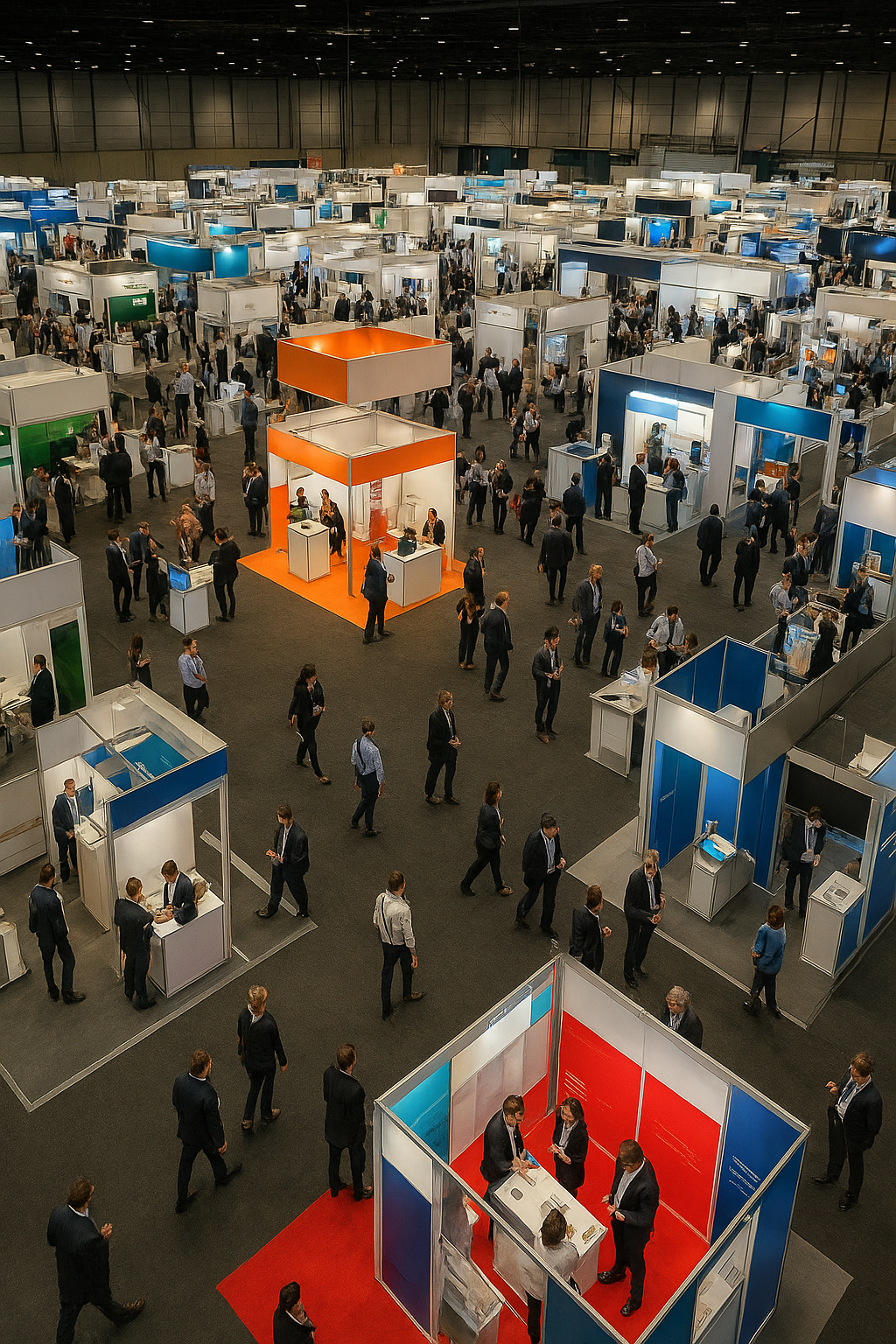 Overhead Trade Show Portrait Overhead Trade Show Portrait