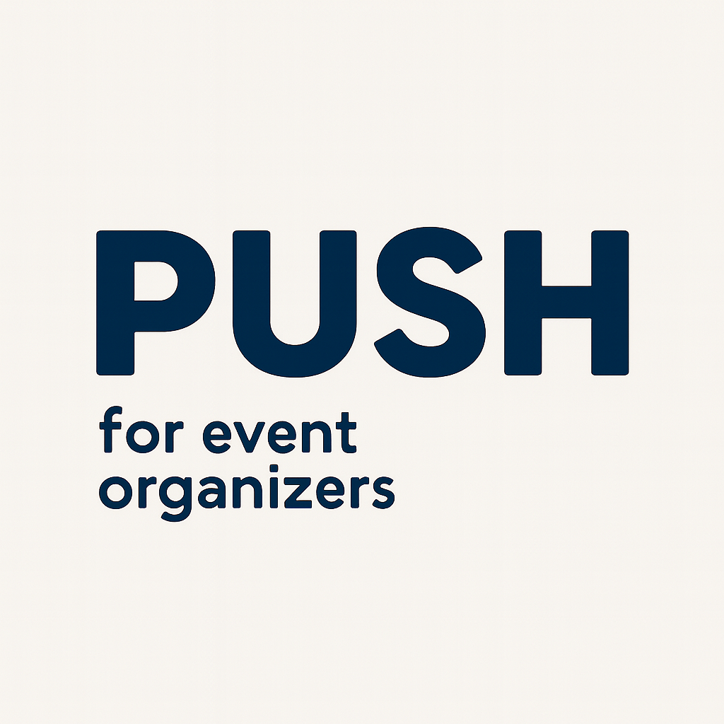 PUSH for event organizers PUSH for event organizers